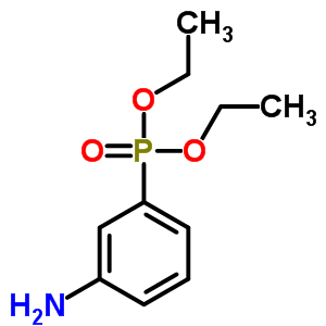 3-二乙氧基膦苯胺结构式_89277-85-0结构式