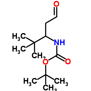 1-甲酰基-3,3-二甲基-2-丁基氨基甲酸叔丁酯结构式_892874-26-9结构式
