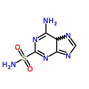 6-氨基-9H-嘌呤-2-磺酰胺结构式_89323-34-2结构式