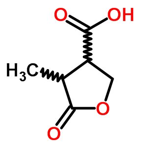 (9ci)-四氢-4-甲基-5-氧代-3-呋喃羧酸结构式_89533-85-7结构式
