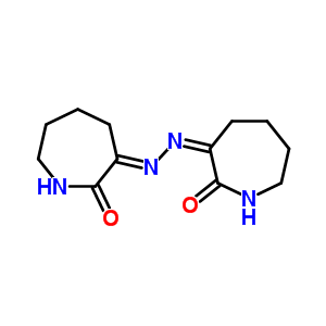 (3E)-3-[(z)-(2-氧代氮杂环庚烷-3-基)肼基]氮杂环庚烷-2-酮结构式_89620-28-0结构式