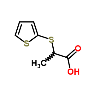 2-噻吩-2-基磺酰基丙酸结构式_89639-76-9结构式