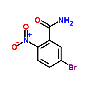 5-溴-2-硝基-苯甲酰胺结构式_89642-23-9结构式