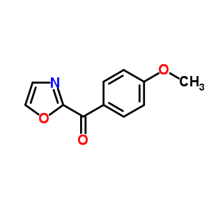 2-(4-甲氧基苯甲酰基) 噁唑结构式_898759-50-7结构式