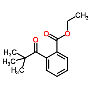 2-(特戊酰)苯甲酸乙酯结构式_898766-15-9结构式