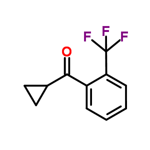 2-三氟甲基苯基环丙基甲基酮结构式_898790-12-0结构式