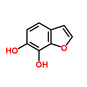 苯并呋喃-6,7-二醇结构式_89939-91-3结构式