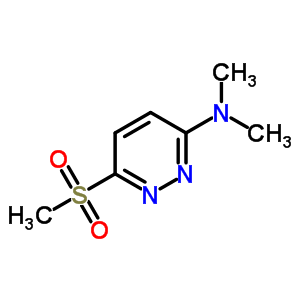 N,N-二甲基-6-甲基磺酰基-吡嗪-3-胺结构式_90008-69-8结构式