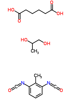 甲苯二异氰酸酯与己二酸丙二醇酯的聚合物结构式_9019-93-6结构式