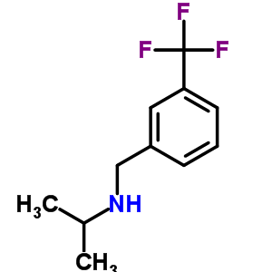 异丙基-(3-三氟甲基-苄基)-胺结构式_90390-08-2结构式