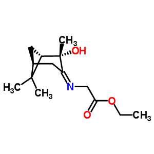 (1S,2S,5S)-乙基[(2-羟基蒎烷-3-基烯)氨基]乙酸酯结构式_90473-00-0结构式