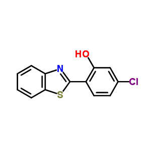 2-(2-苯并噻唑)-5-氯苯酚结构式_90481-40-6结构式