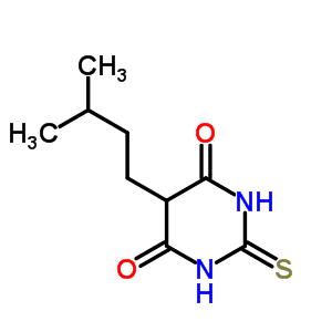 二氢-5-(3-甲基丁基)-2-硫氧代-4,6(1H,5H)-嘧啶二酮结构式_90565-96-1结构式