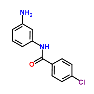 N-(3-氨基苯基)-4-氯苯甲酰胺结构式_905811-04-3结构式