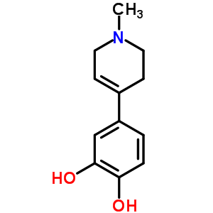 (9ci)-4-(1,2,3,6-四氢-1-甲基-4-吡啶)-1,2-苯二醇结构式_90684-16-5结构式