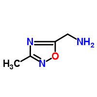 (3-甲基-1,2,4-噁二唑-5-基)甲胺结构式_90928-92-0结构式