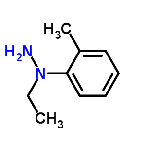 1-乙基-1-(2-甲基苯基)-肼结构式_910041-10-0结构式