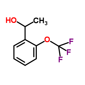 1-(2-(三氟甲氧基)苯基)乙醇结构式_910442-37-4结构式