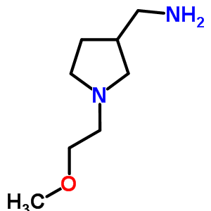 C-[1-(2-甲氧基-乙基)-吡咯烷-3-基]-甲胺结构式_910443-61-7结构式
