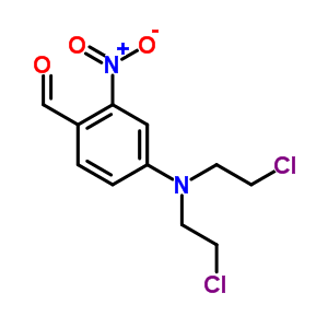 4-[双(2-氯乙基)氨基]-2-硝基-苯甲醛结构式_91090-35-6结构式