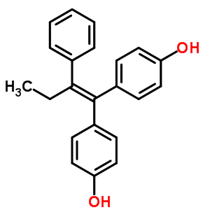 1,1-双(4-羟基苯基)-2-苯基-1-丁烯结构式_91221-46-4结构式