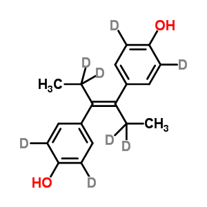 己烯雌酚-D8结构式_91318-10-4结构式