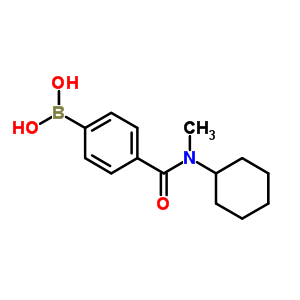 N-环己基-n-甲基 4-硼苯甲酰胺结构式_913835-84-4结构式
