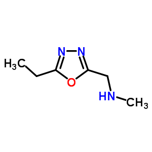 N-[(5-乙基-1,3,4-噁二唑-2-基)甲基]-N-甲胺结构式_915920-74-0结构式
