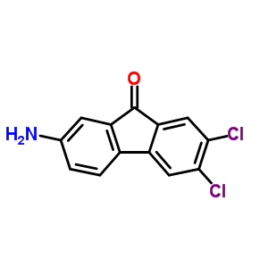 7-氨基-2,3-二氯-9H-芴-9-酮结构式_91821-97-5结构式