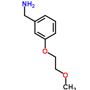 3-(2-甲氧基-乙氧基)-苄胺结构式_919016-97-0结构式