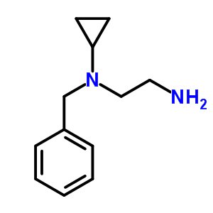 n1-环丙基-n1-(苯基甲基)-1,2-乙二胺结构式_91907-31-2结构式