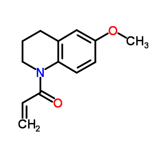 1-(3,4-二氢-6-甲氧基-1(2H)-喹啉)-2-丙烯-1-酮结构式_91957-45-8结构式