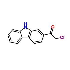 1-(9h-咔唑-2-基)-2-氯-乙酮结构式_92161-43-8结构式