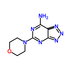5-(4-吗啉)-3H-1,2,3-噻唑并[4,5-d]嘧啶-7-胺结构式_92335-27-8结构式