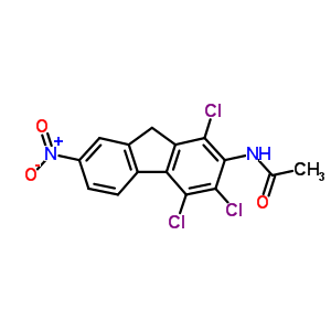 N-(1,3,4-三氯-7-硝基-9h-芴-2-基)乙酰胺结构式_92424-43-6结构式