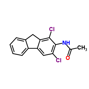 N-(1,3-二氯-9h-芴-2-基)乙酰胺结构式_92428-54-1结构式