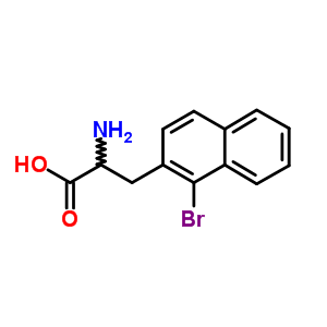 a-氨基-1-溴-2-萘丙酸结构式_92634-96-3结构式