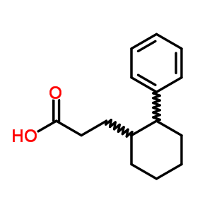 2-苯基环己烷丙酸结构式_92654-99-4结构式
