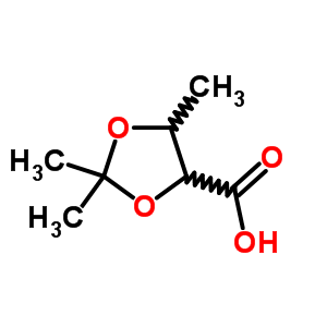 顺式-(9ci)-2,2,5-三甲基-1,3-二氧戊环-4-羧酸结构式_92741-26-9结构式
