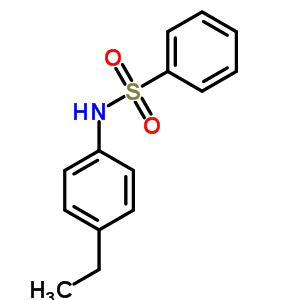 N-(4-乙基苯基)苯磺酰胺结构式_92961-34-7结构式