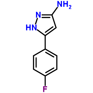 3-(4-氟苯)-1H-吡唑-5-胺结构式_929635-71-2结构式