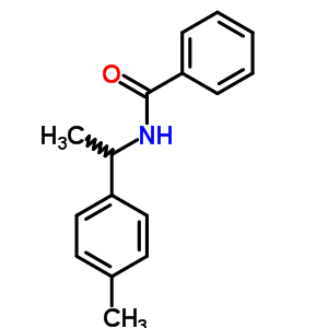 n-[1-(4-甲基苯基)乙基]-苯甲酰胺结构式_93007-79-5结构式