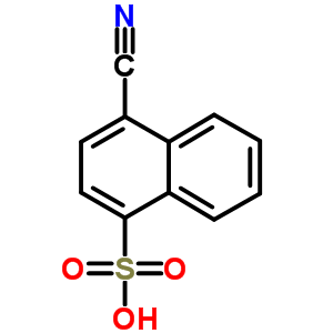 4-氰基萘-1-磺酸结构式_93113-63-4结构式