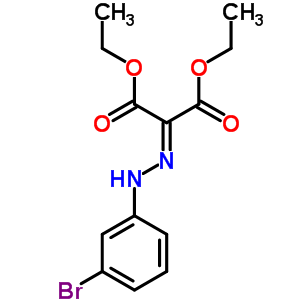 2-[(3-溴苯基)肼基]丙二酸二乙酯结构式_93139-82-3结构式