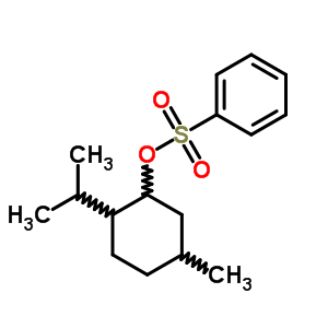 5-甲基-2-(1-甲基乙基)-环己醇 1-苯磺酸盐结构式_93157-15-4结构式