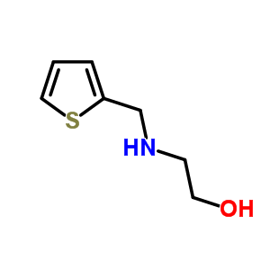2-[(噻吩-2-甲基)-氨基]-乙醇结构式_93448-34-1结构式