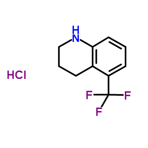 5-三氟甲基-1,2,3,4-四氢-喹啉盐酸盐结构式_939758-74-4结构式