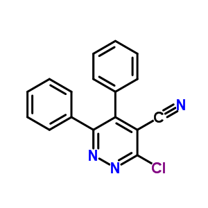 3-氯-5,6-二苯基-吡嗪-4-甲腈结构式_94011-79-7结构式