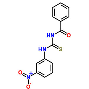 N-[(3-硝基苯基)硫代氨基甲酰]苯甲酰胺结构式_94398-09-1结构式