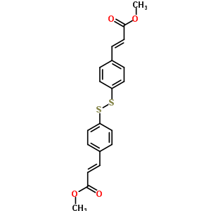 二甲基-4,4’-二硫代二肉桂酸酯结构式_94549-87-8结构式